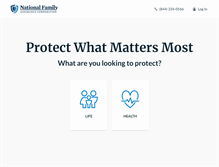 Tablet Screenshot of nationalfamily.com